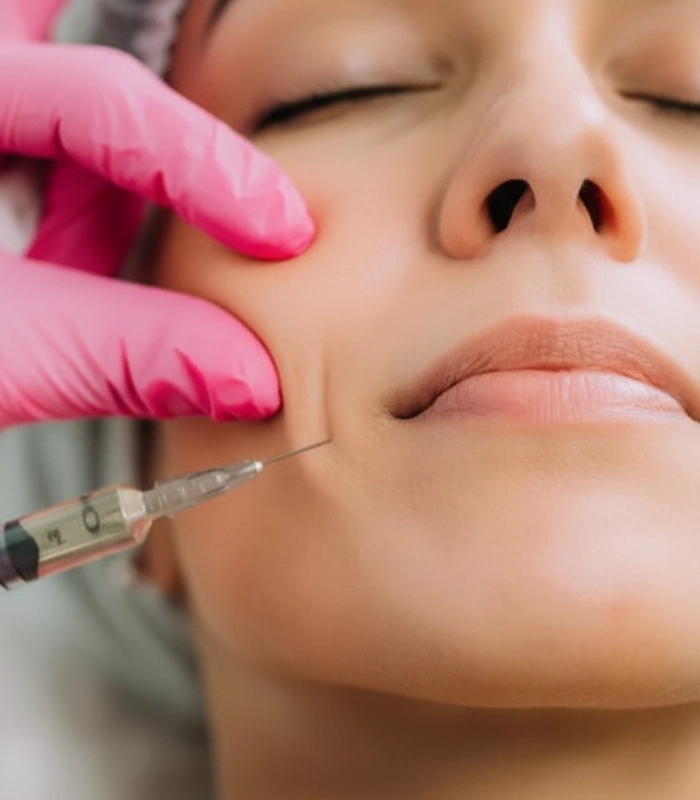 Dermal fillers treatment to restore volume, smooth wrinkles, and enhance facial contours naturally