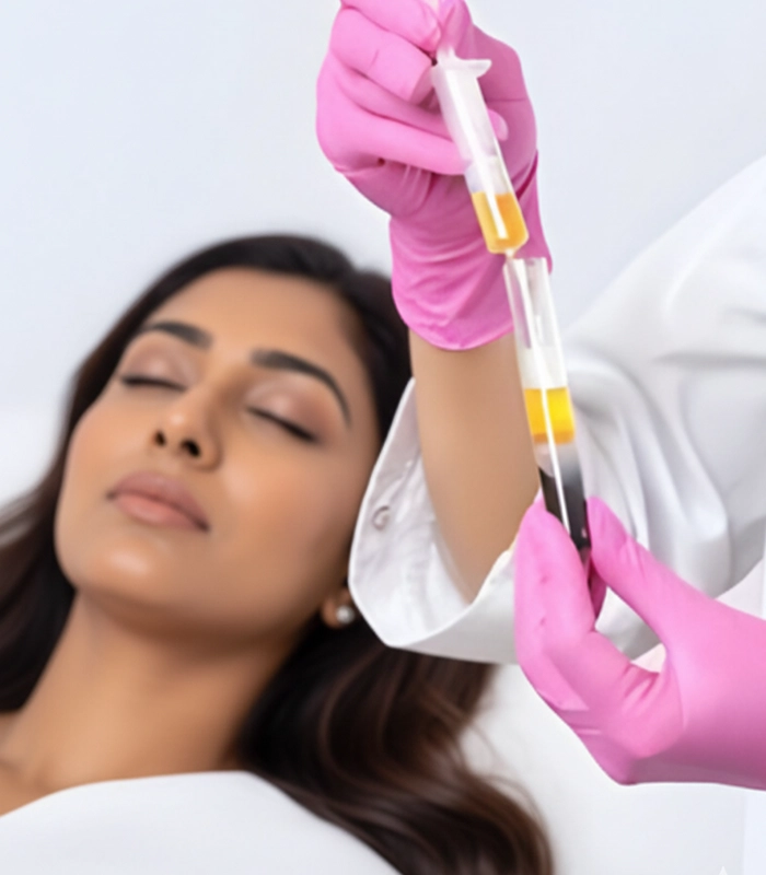 Thread lift treatment to tighten skin, improve firmness, and achieve a naturally lifted appearance
